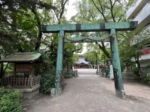 諏訪神社の鳥居