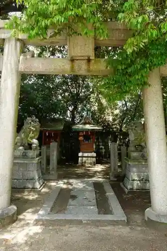 石園座多久虫玉神社の鳥居