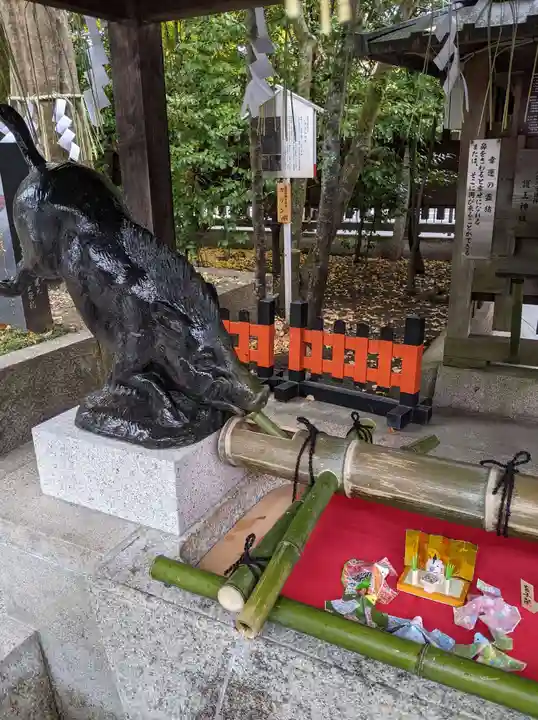 護王神社の手水舎