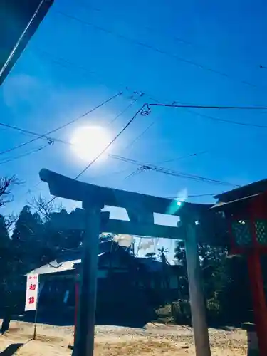 女化神社の鳥居