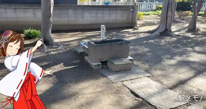 稲荷神社の手水舎