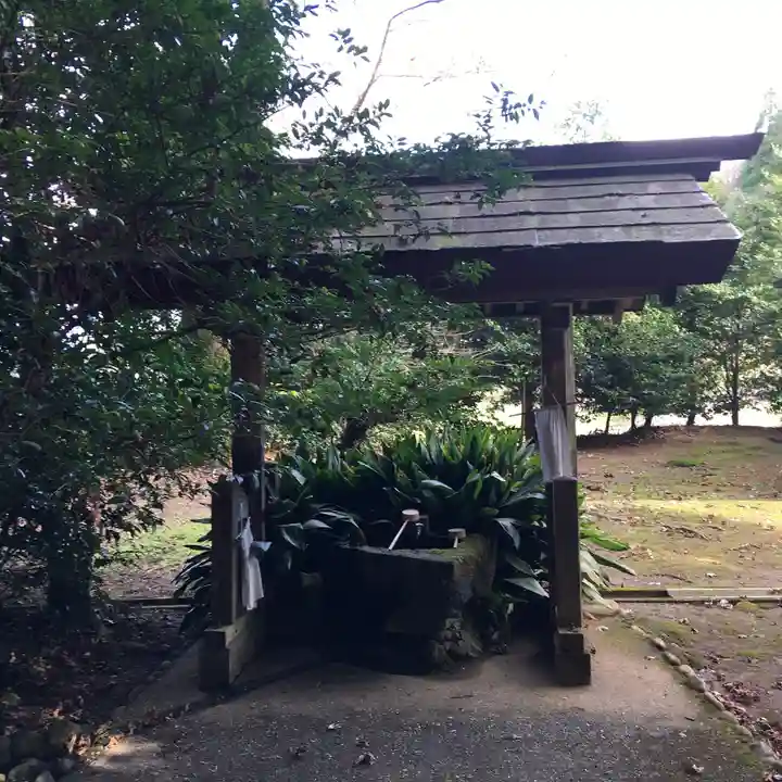 石神神社の手水舎