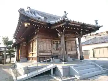 井内八幡宮の本殿・本堂