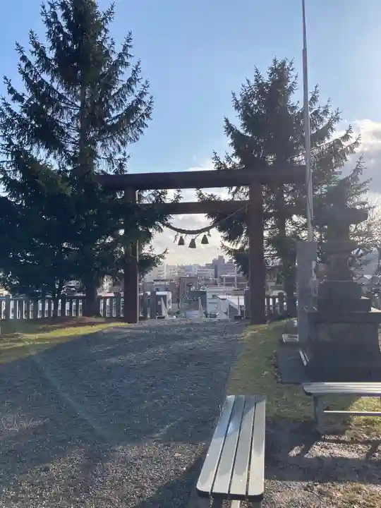 上手稲神社の鳥居