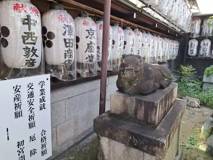 文子天満宮の狛犬