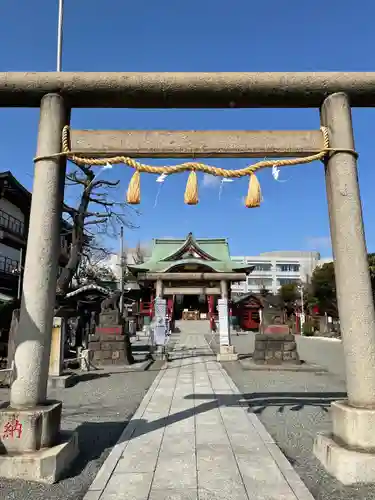 羽田神社の鳥居