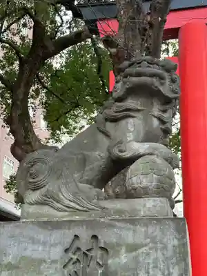 花園神社の狛犬