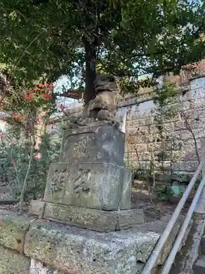 西向天神社の狛犬