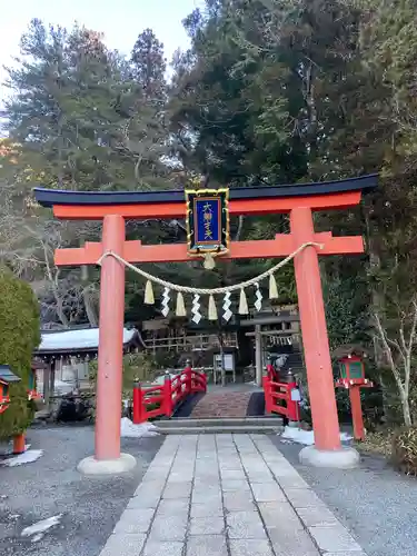 天河大辨財天社の鳥居