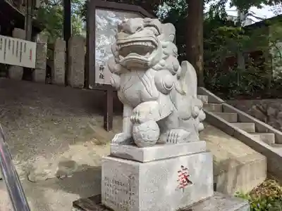 自由が丘熊野神社の狛犬