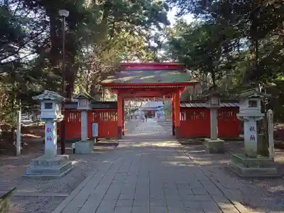 息栖神社の山門・神門