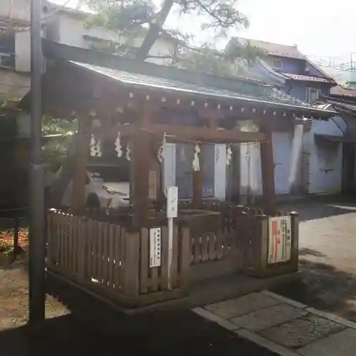 鎧神社の手水舎