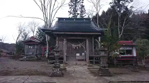 荒雄川神社の本殿