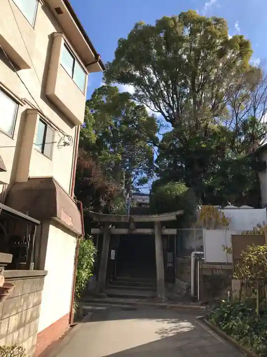 安居神社の鳥居