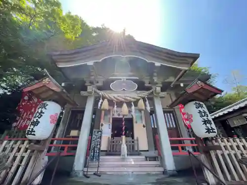 石川町諏訪神社の本殿・本堂