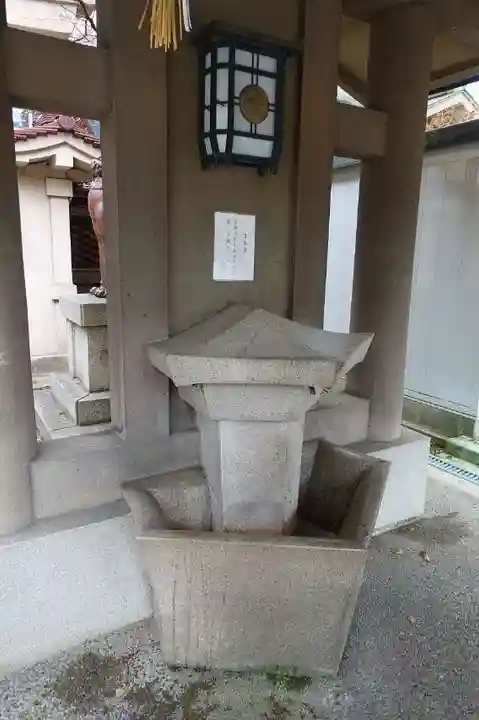 坐摩神社の手水舎