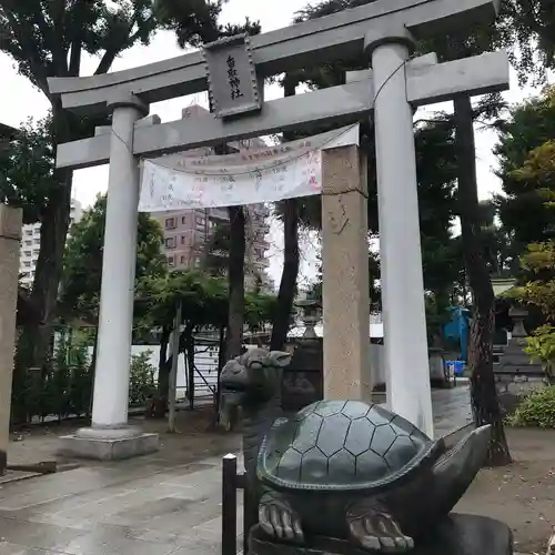 亀有香取神社の鳥居