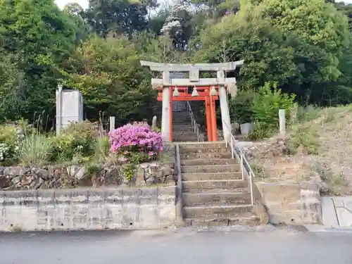 堀田稲荷神社の鳥居