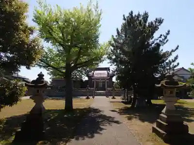 熊田神社の周辺