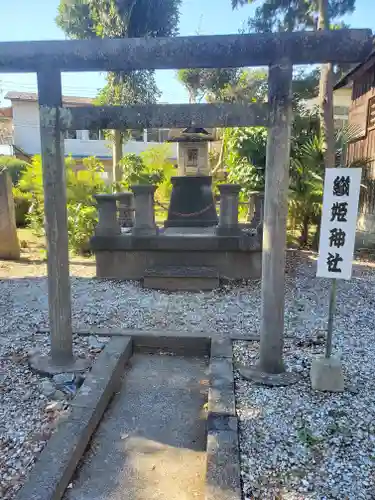 佐野赤城神社の鳥居