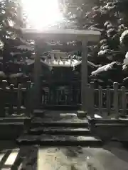 構内札幌神社の鳥居