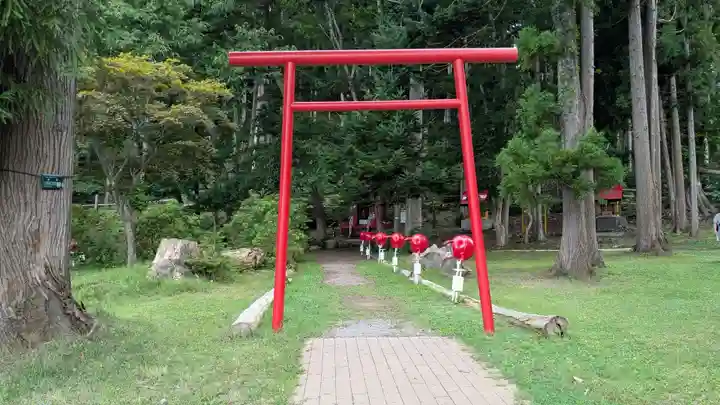 神社(洞爺湖中の島)の鳥居