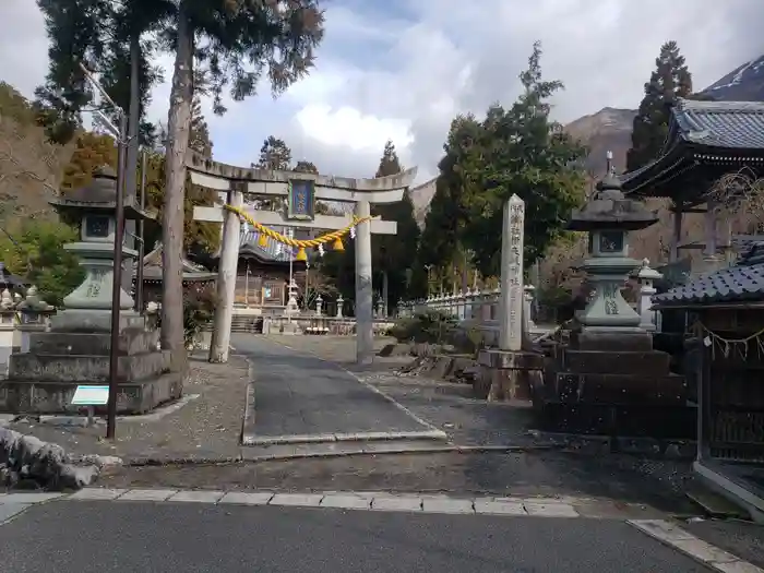 伊夫岐神社の鳥居