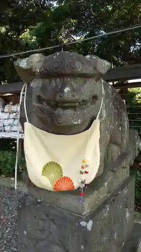 菊田神社の狛犬