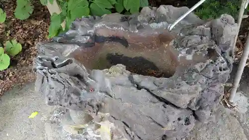 天塩厳島神社の手水舎
