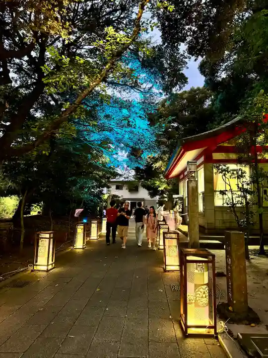 江島神社の庭園