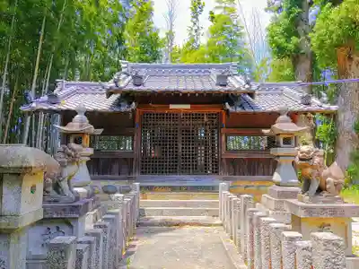 神明津島合社(宮越)の本殿・本堂