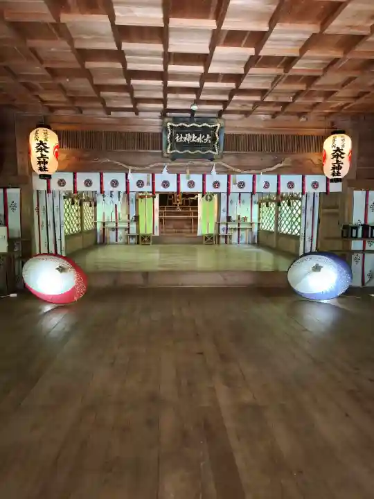 大水上神社の{uncategorized: "未分類", other: "その他", undefined: "問題あり", building: "その他建物", grave: "お墓", sacred_gate: "鳥居", guardian: "狛犬", statue: "像", buddha: "仏像", history: "歴史", nature: "自然", garden: "庭園", animal: "動物", pagoda: "塔", temizu: "手水舎", mountain_gate: "山門・神門", sanctuary: "本殿・本堂", subordinate: "末社・摂社", art: "芸術", scenery: "景色", jizo: "地蔵", ema: "絵馬", goshuin: "御朱印", omikuji: "おみくじ", items: "授与品その他", amulet: "お守り", goshuincho: "御朱印帳", eats: "食事", festival: "お祭り", votive_dance: "神楽", shichigosan: "七五三参", wedding: "結婚式", experience: "体験その他", initially: "初詣", around: "周辺", anti_infection: "感染症対策"}