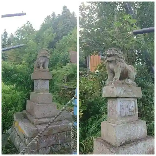 諏訪神社の狛犬