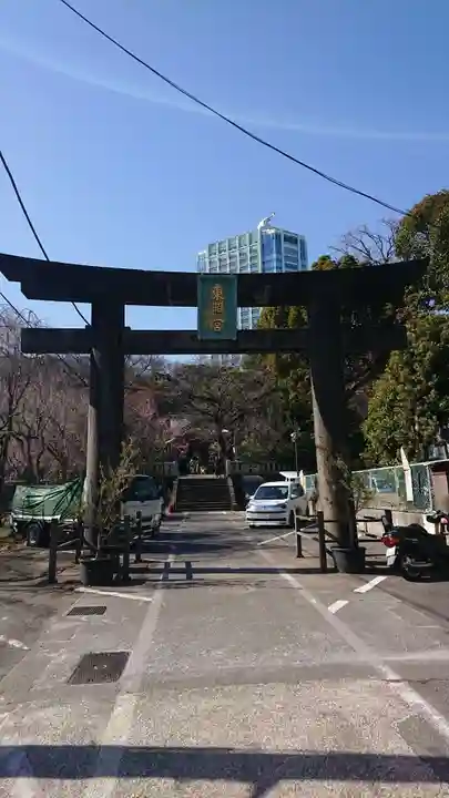 芝東照宮の鳥居