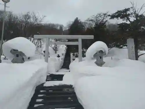 夕張神社の鳥居