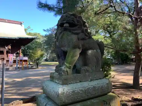 篠山神社の狛犬