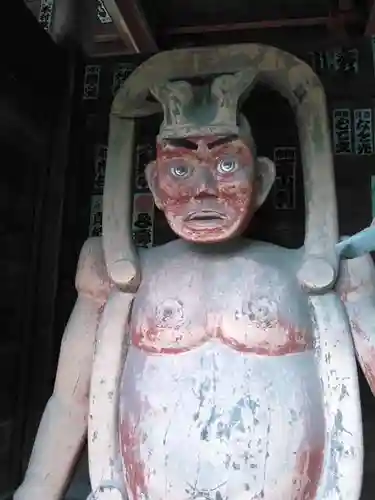 永福寺　童子堂の像