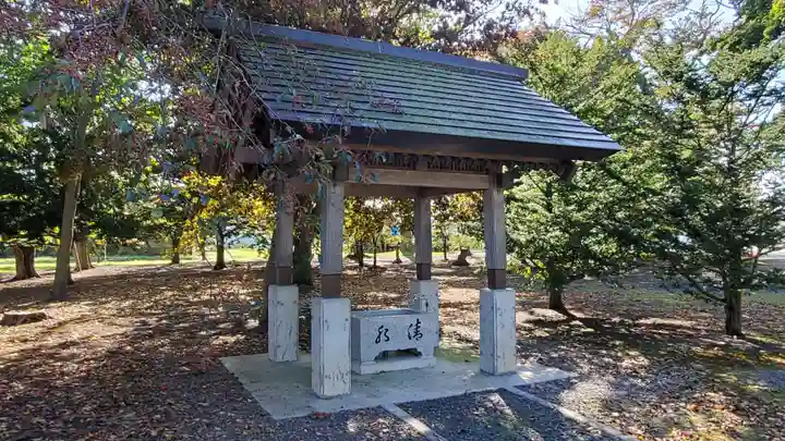 湧別神社の手水舎