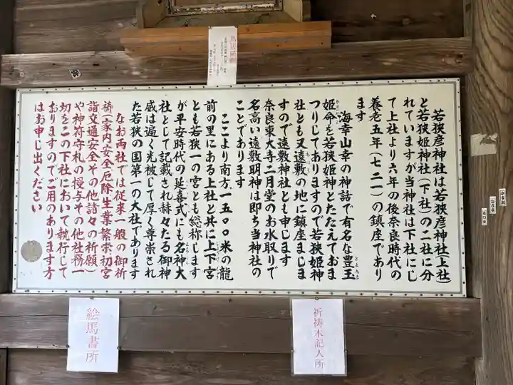 若狭姫神社(若狭彦神社下社)(福井県)