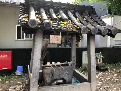 石門別神社の手水