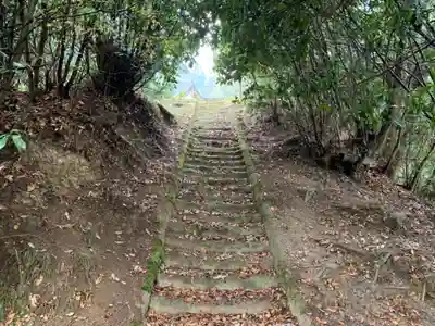 神社（名称不明）の周辺