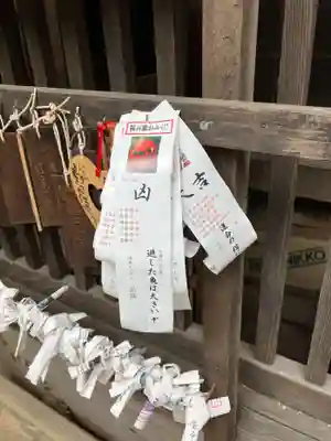 福石猫神社のおみくじ