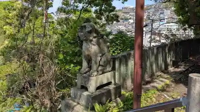 大浦諏訪神社の狛犬