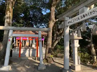多摩川浅間神社の鳥居
