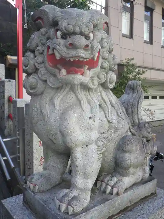 三田春日神社の狛犬
