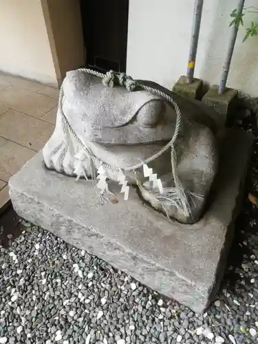 多摩川浅間神社の狛犬