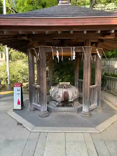 五條天神社の手水舎