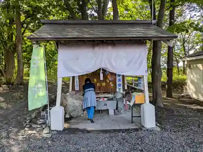星置神社の手水舎