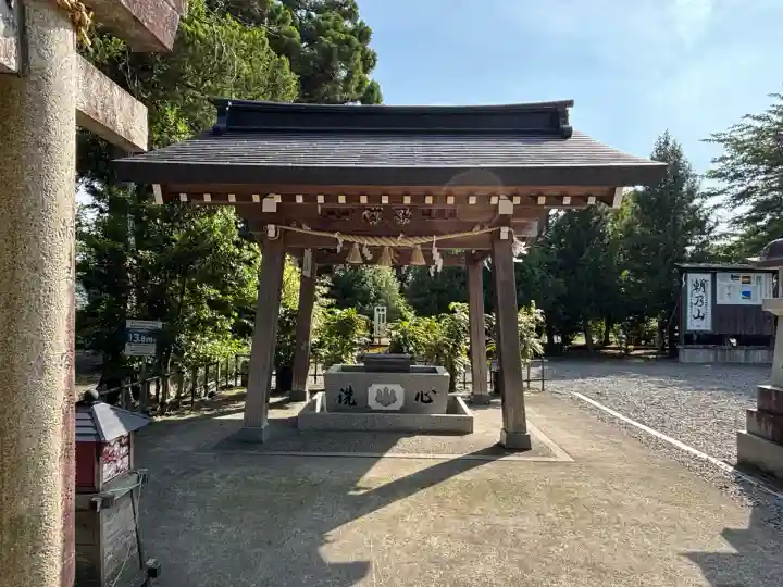 姉倉比賣神社の手水舎