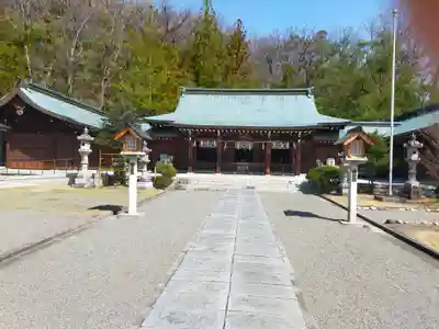 山梨縣護國神社の本殿・本堂